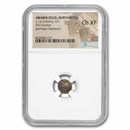 Arabia Felix. Himyarites AR Fraction (c.1st Century AD) Ch XF NGC