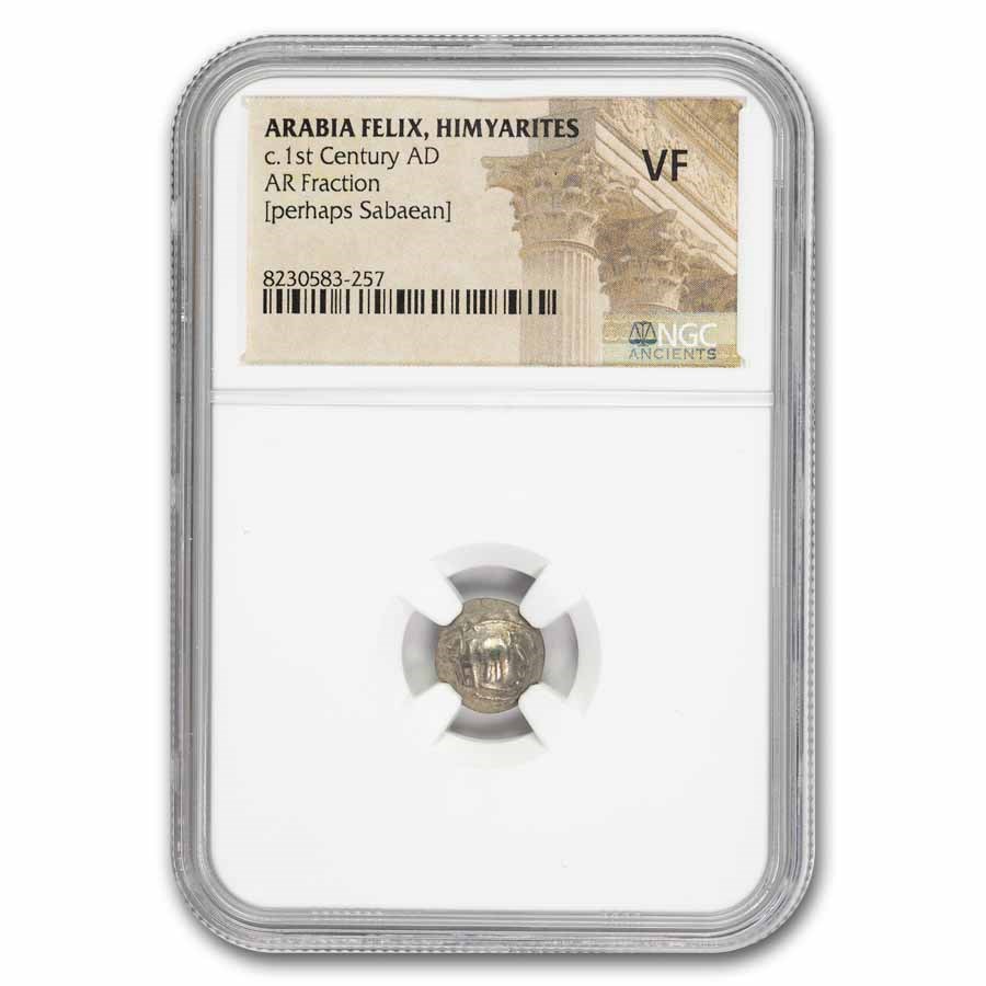Arabia Felix. Himyarites AR Fraction (c. 1st Century AD) VF NGC