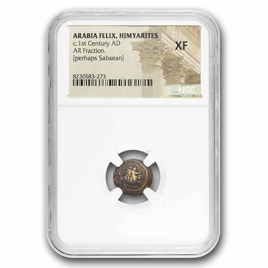 Arabia Felix. Himyarites AR Fraction (c. 1st Century AD) XF NGC