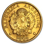Argentina Gold 5 Pesos (Random) Avg Circ