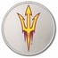 Arizona State University 1 oz Silver Colorized Round (in TEP)