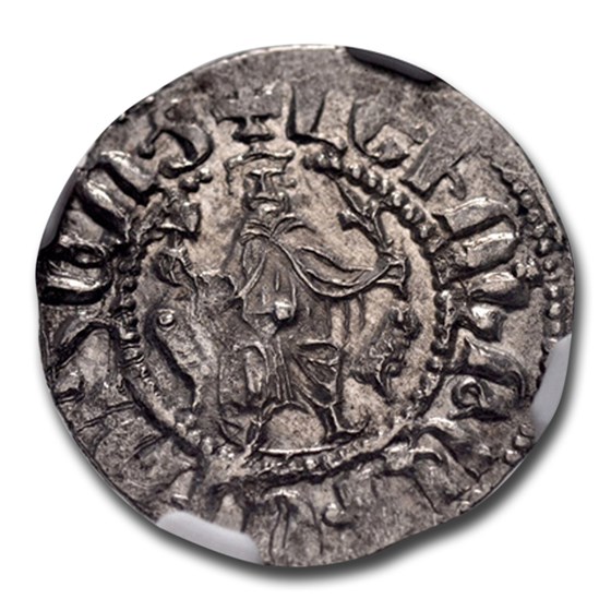 Armenia Silver Tram Levon I (1198-1219 AD) MS-64 NGC Armenia Silver Tram Levon I (1198-1219 AD) MS-64 NGC