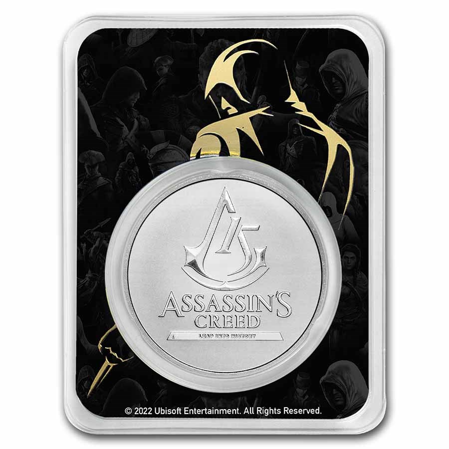 Assassin's Creed® 15th Anniversary - 1 oz Silver w/Serialized TEP