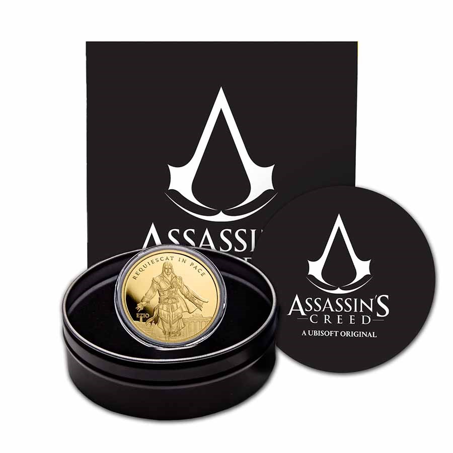 Assassin's Creed® Ezio - 1 oz Proof Gold (w/Gift Tin & COA)