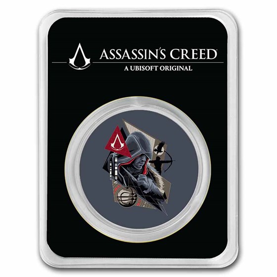 Assassin's Creed® Ezio Collection - 1 oz Colorized Silver In TEP