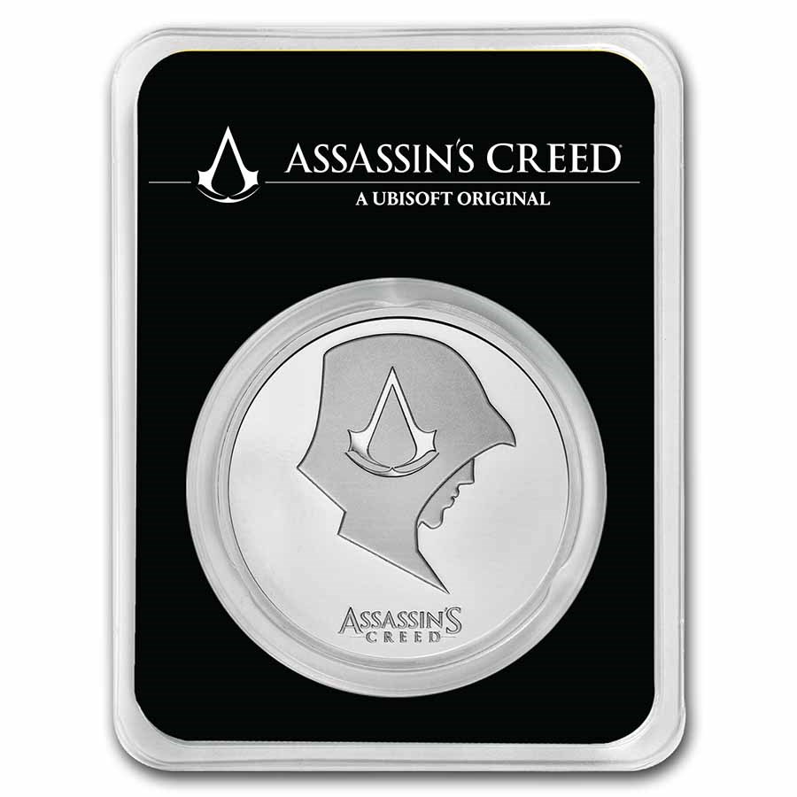 Assassin's Creed® Hooded Assassin - 1 oz Silver Round (In TEP)
