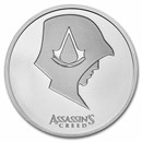 Assassin's Creed® Hooded Assassin - 1 oz Silver Round