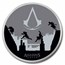 Assassin's Creed® Rooftop Assassin's - 1 oz Ag Colorized (In TEP)