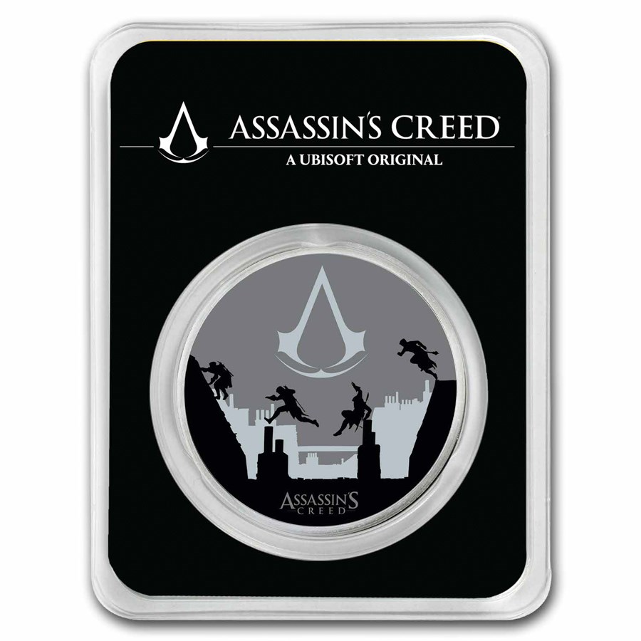 Assassin's Creed® Rooftop Assassin's - 1 oz Ag Colorized (In TEP)