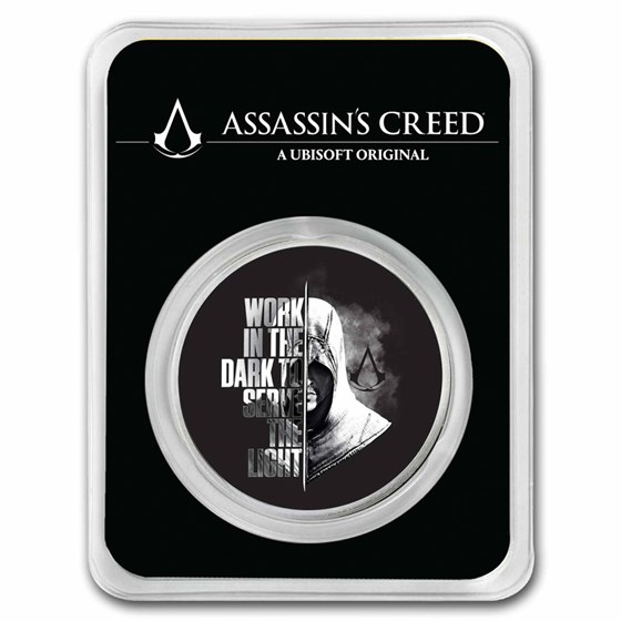 Assassin's Creed® Work In The Dark - 1 oz Ag Colorized (In TEP)