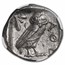 Athens AR Tetradrachm Owl (440-404 BC) Ch AU NGC (5/5-3/5)