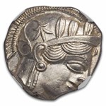 Athens AR Tetradrachm Owl (440-404 BC) Ch AU NGC (Parliament) 3/5