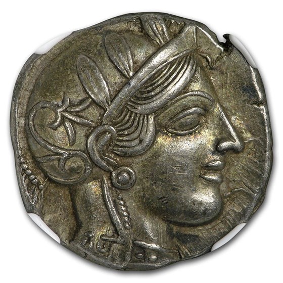 Athens AR Tetradrachm Owl (440-404 BC) Ch XF NGC (Fine Style) Athens AR Tetradrachm Owl (440-404 BC) Ch XF NGC (Fine Style)