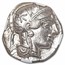 Athens AR Tetradrachm Owl 440-404 BC MS NGC (Parliament Col) 4/3