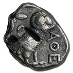 Athens AR Tetradrachm Owl (440-404 BC) VF (Test Cut)