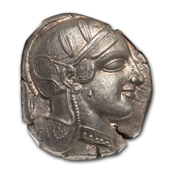 Athens AR Tetradrachm Owl (455-440 BC) Ch AU NGC (Fine Style) Athens AR Tetradrachm Owl (455-440 BC) Ch AU NGC (Fine Style)
