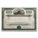 Atlantic Richfield Company Stock Certificate (Green)