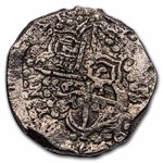 Atocha Shipwreck Silver 8 Reales Grade 1 (Salvage w/COA)
