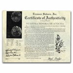 Atocha Shipwreck Silver 8 Reales Grade 1 (Salvage w/COA)