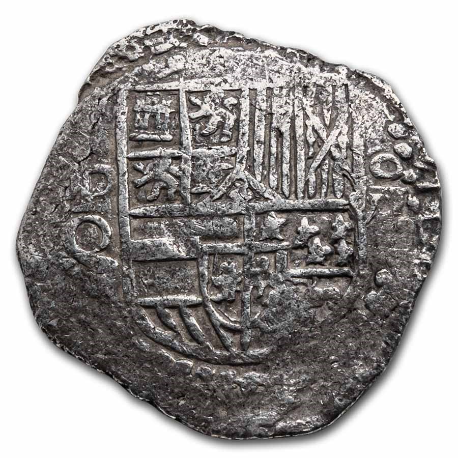 Atocha Shipwreck Silver 8 Reales Grade 2 (Salvage w/COA)