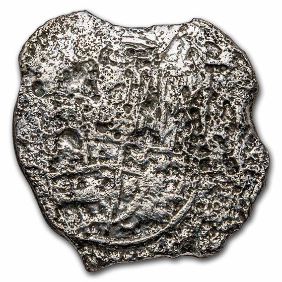 Atocha Shipwreck Silver 8 Reales Grade 4 (Salvage w/COA) Atocha Shipwreck Silver 8 Reales Grade 4 (Salvage w/COA)