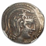 Attica Athens AR Tetradrachm (2nd-1st cent. BC) Ch VF NGC 4/4