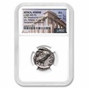 Attica, Athens AR Tetradrachm Owl (440-404 BC) AU NGC 3/4
