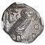 Attica, Athens AR Tetradrachm Owl (440-404 BC) AU NGC (4/5-3/5)