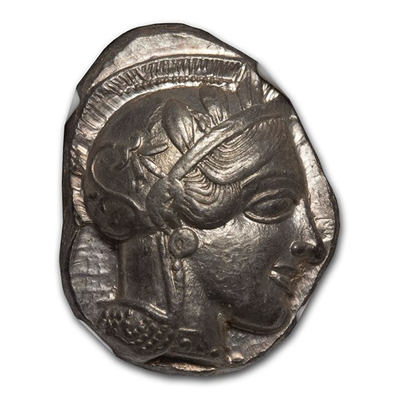 Attica, Athens AR Tetradrachm Owl (440-404 BC) AU NGC (Brushed) Attica, Athens AR Tetradrachm Owl (440-404 BC) AU NGC (Brushed)