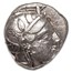 Attica, Athens AR Tetradrachm Owl 440-404 BC Ch AU NGC 4/3