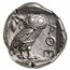 Attica, Athens AR Tetradrachm Owl (440-404 BC) Ch AU NGC 4/5-3/5