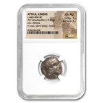 Attica, Athens AR Tetradrachm Owl 440-404 BC Ch AU NGC 5/4