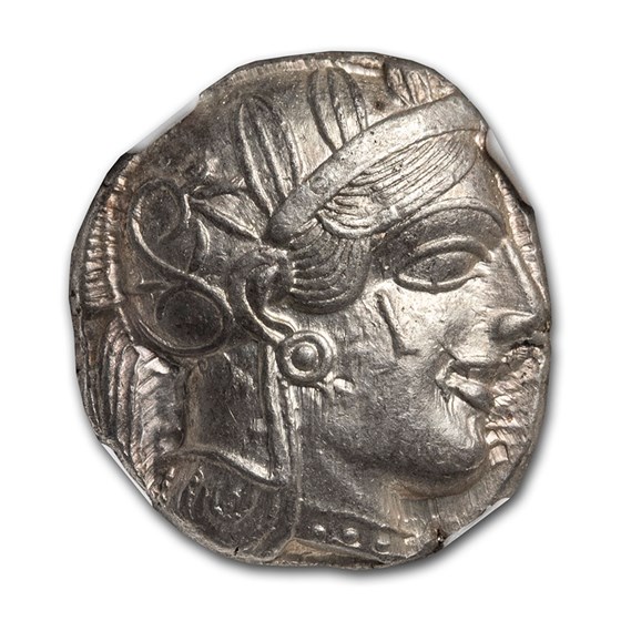 Attica,Athens AR Tetradrachm Owl (440-404 BC) Ch AU NGC Attica,Athens AR Tetradrachm Owl (440-404 BC) Ch AU NGC
