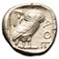 Attica Athens AR Tetradrachm Owl (440-404 BC) Ch AU