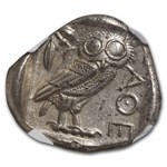 Attica, Athens AR Tetradrachm Owl (440-404 BC) MS NGC 4/4