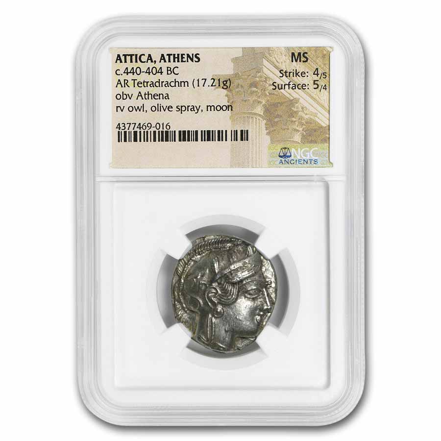 アッティカアテネ　440-404BC Ch XF アッティカアテネ 440-404BC Ch XF アッティカアテネ 440-404BC
