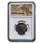 Attica, Athens AR Tetradrachm Owl (455-440 BC) Ch AU NGC (5/3)