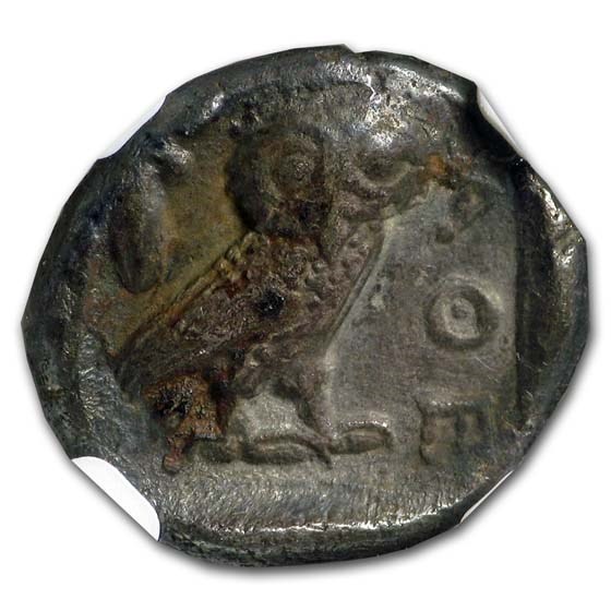 Attica Athens Silver Drachm Owl (450-404 BC) XF NGC Attica Athens Silver Drachm Owl (450-404 BC) XF NGC