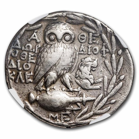 Buy Attica Athens Silver Tetradrachm (2nd1st century BC) Fine NGC APMEX