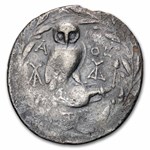 Attica Athens Silver Tetradrachm (2nd-1st century BC) VG