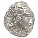 Attica Athens Silver Tetradrachm Owl (353-294 BC) MS NGC 3/2