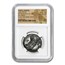 Attica Athens Silver Tetradrachm Owl (393-294 BC) AU NGC