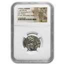 Attica, Athens Silver Tetradrachm Owl (440-404 BC) Ch VF NGC Attica, Athens Silver Tetradrachm Owl (440-404 BC) Ch VF NGC