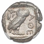 Attica, Athens Silver Tetradrachm Owl (440-404 BC) Ch XF NGC 5/4