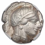 Attica, Athens Silver Tetradrachm Owl (440-404 BC) Ch XF NGC 5/4