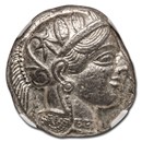 Attica, Athens Silver Tetradrachm Owl (440-404 BC) Ch XF NGC