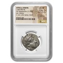 Attica, Athens Silver Tetradrachm Owl (440-404 BC) Ch XF NGC Attica, Athens Silver Tetradrachm Owl (440-404 BC) Ch XF NGC