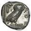 Attica Athens Silver Tetradrachm Owl (440-404 BC) MS NGC 5/4