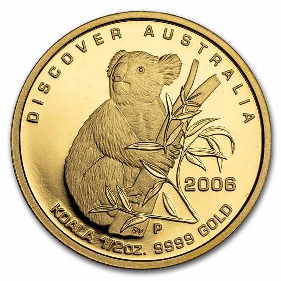 Australia 1/2 oz Gold Koala Proof (Random Year) Australia 1/2 oz Gold Koala Proof (Random Year)