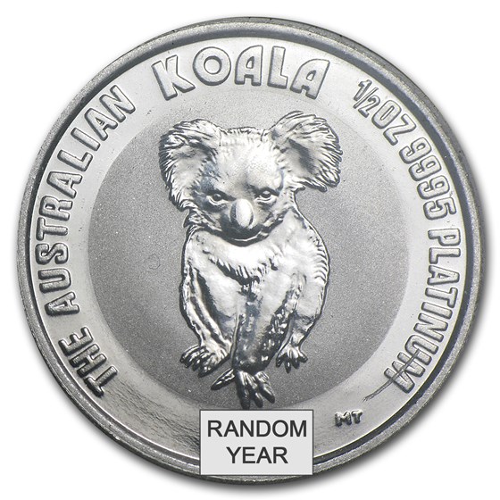 Australia 1/2 oz Platinum Koala BU (Random Year) Australia 1/2 oz Platinum Koala BU (Random Year)